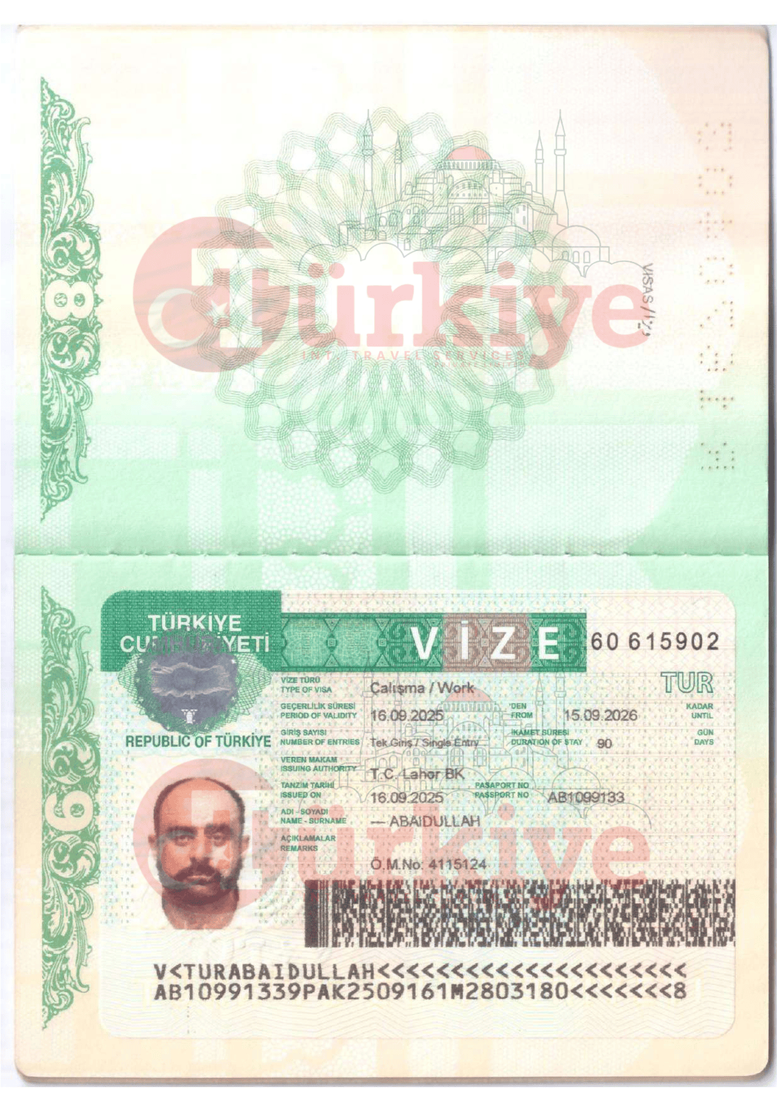 turkey visa