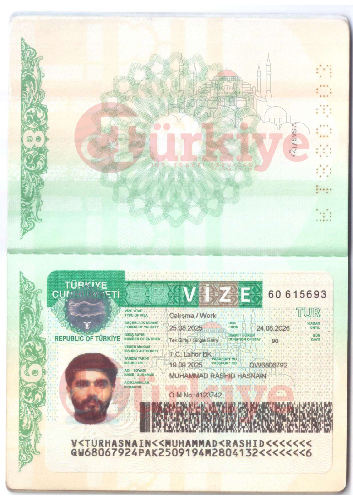turkey visa