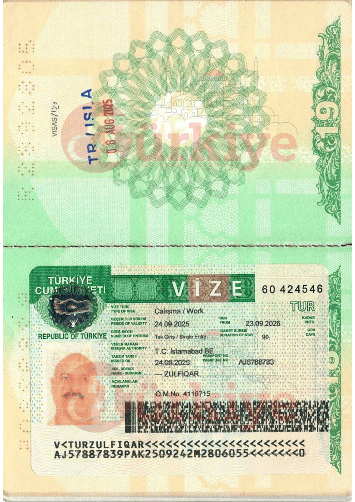 turkey visa